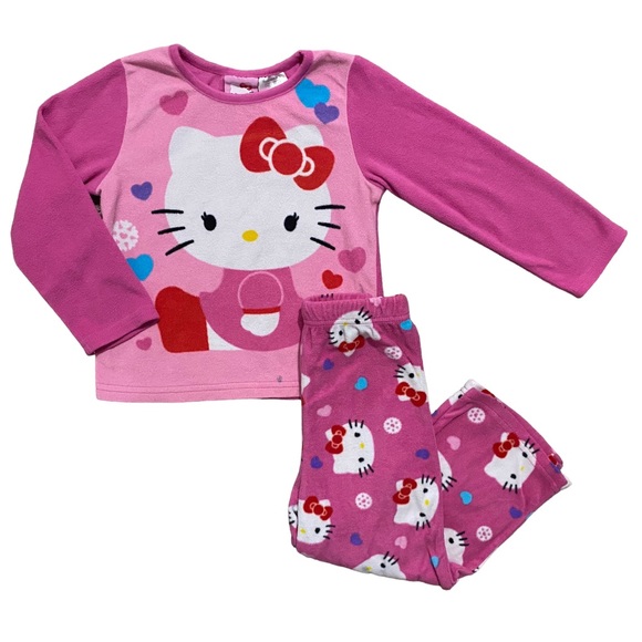 Hello Kitty Pajamas Hello Kitty Fleece Pajama Set Poshmark